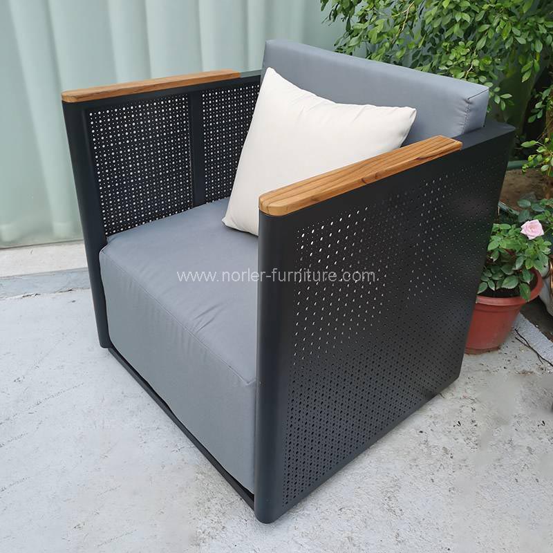 Norler Furniture uvádí na trh novou moderní venkovní hliníkový rámový loketní pohovka, aby vytvořil pohodlný a odolný nový venkovní život