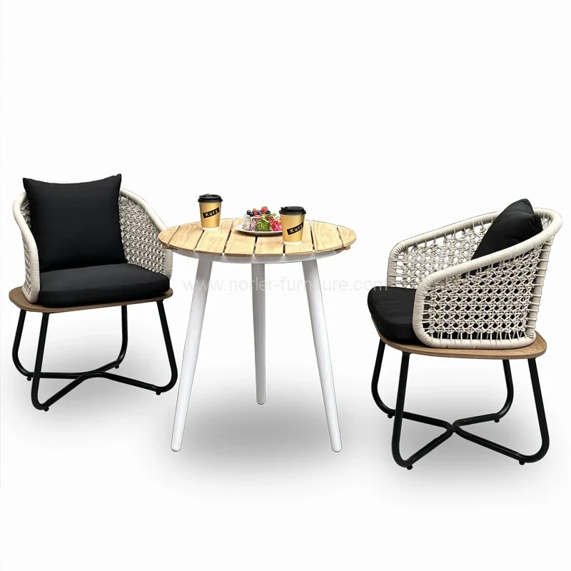 Venkovní hliníkový rám PE Rattan Garden Set