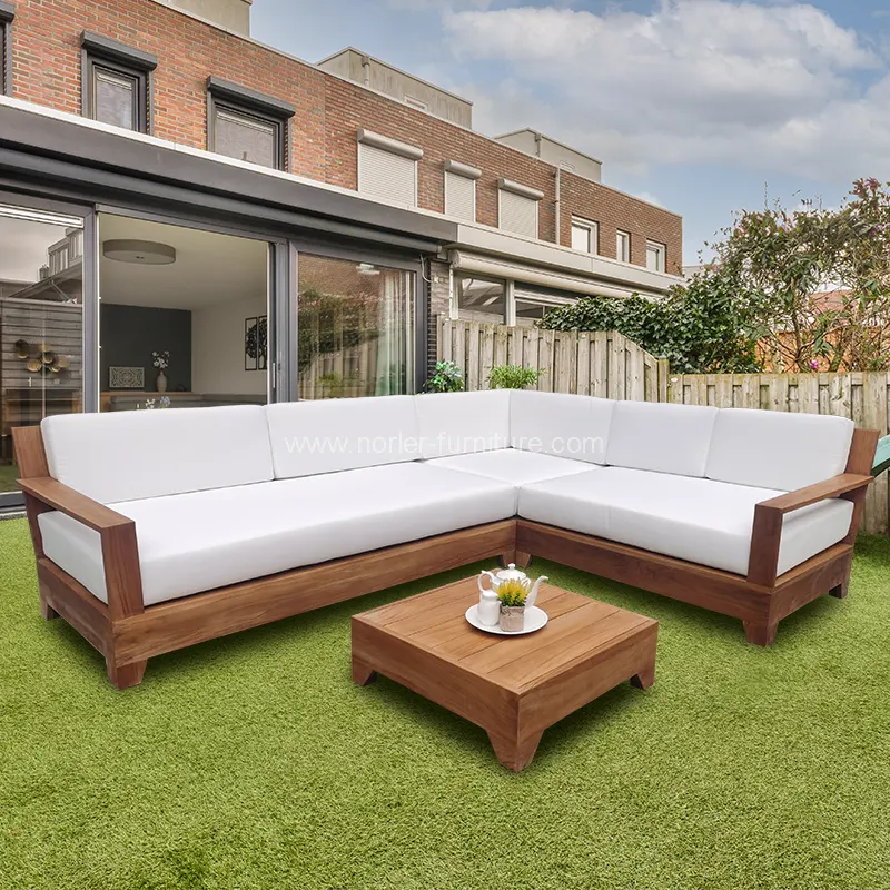 Venkovní teakové dřevěné rámové pohovky skalní židle Venkovní teakové dřevěné rámové pohovky skalní židle