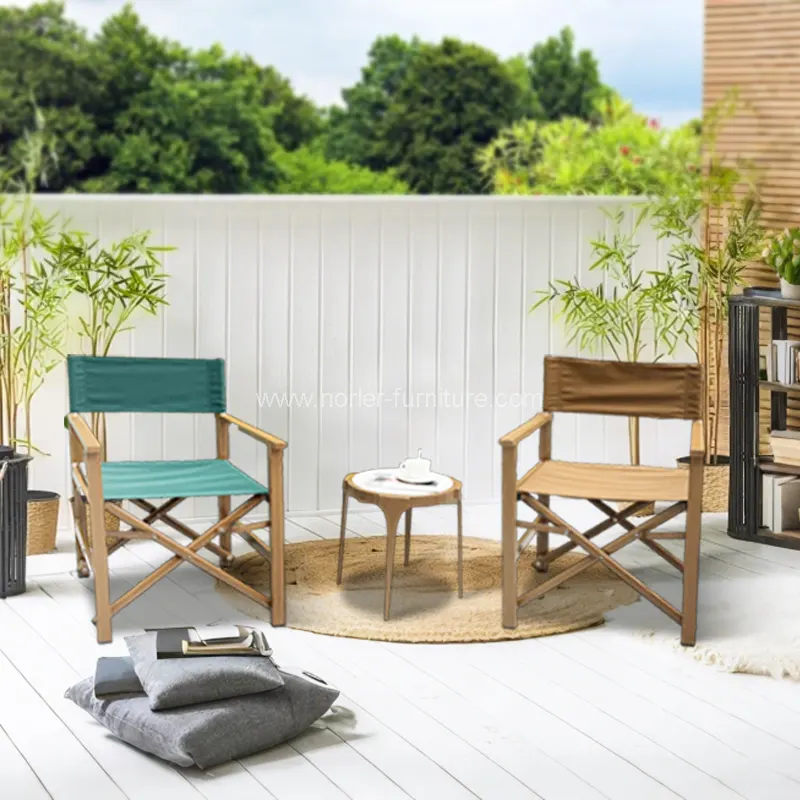 Vodotěsný venkovní hliníkový dřevěný obilný balkon